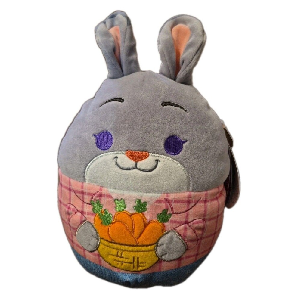 Squishmallows Zootopia Judy Hopps 8"Plush W/ Basket Of Carrots Easter 2026 New